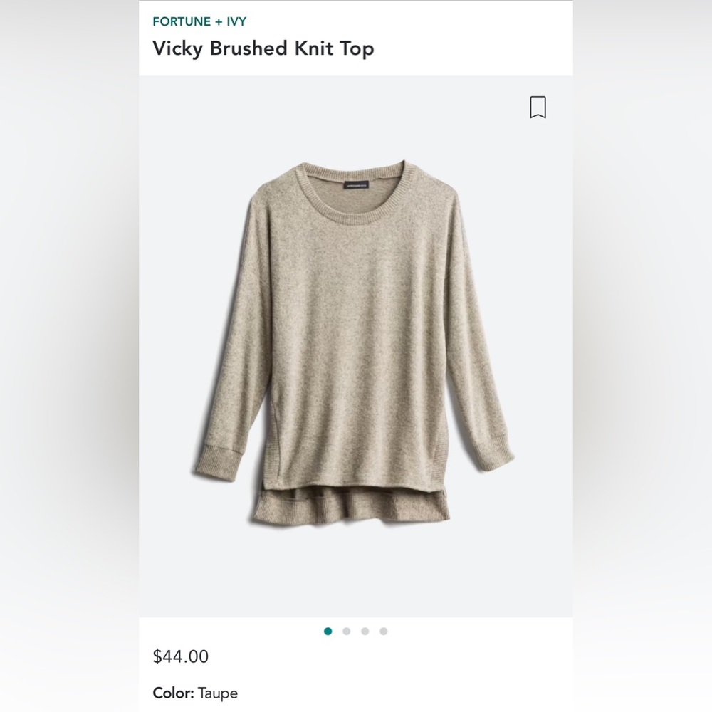 Long-Sleeve Lightweight Knit Top